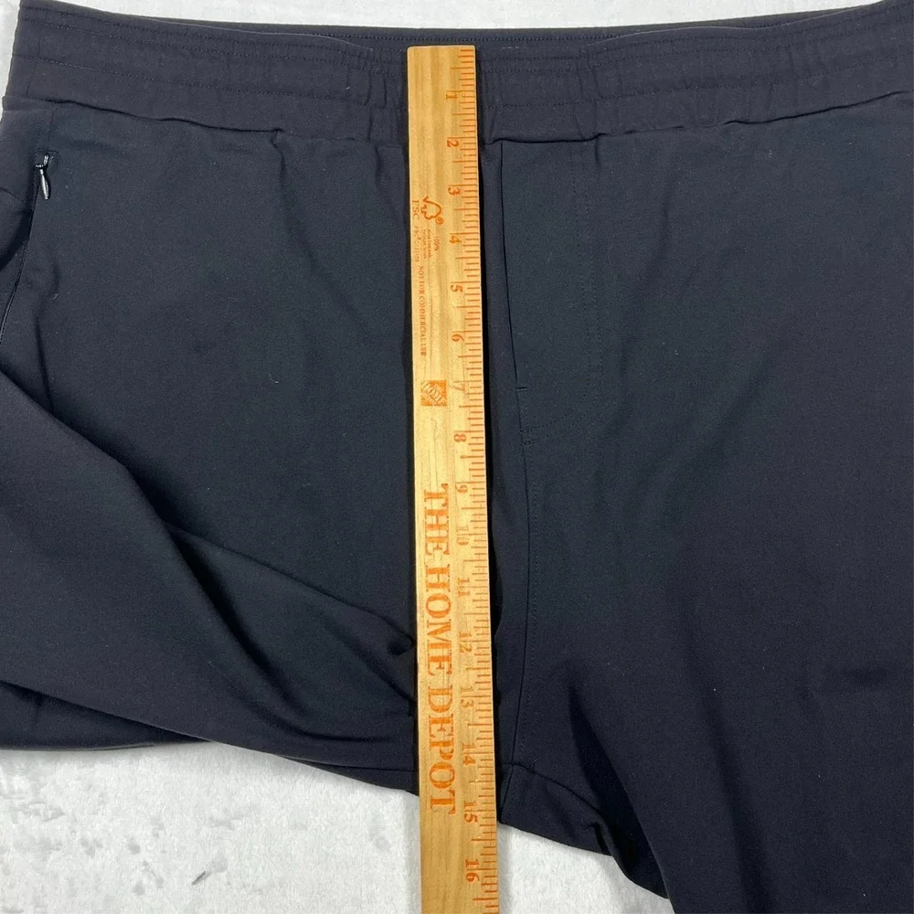 Public Rec All Day Every Day Pants Mens 40x34 (Fits 36x32) Black Tapered Stretch